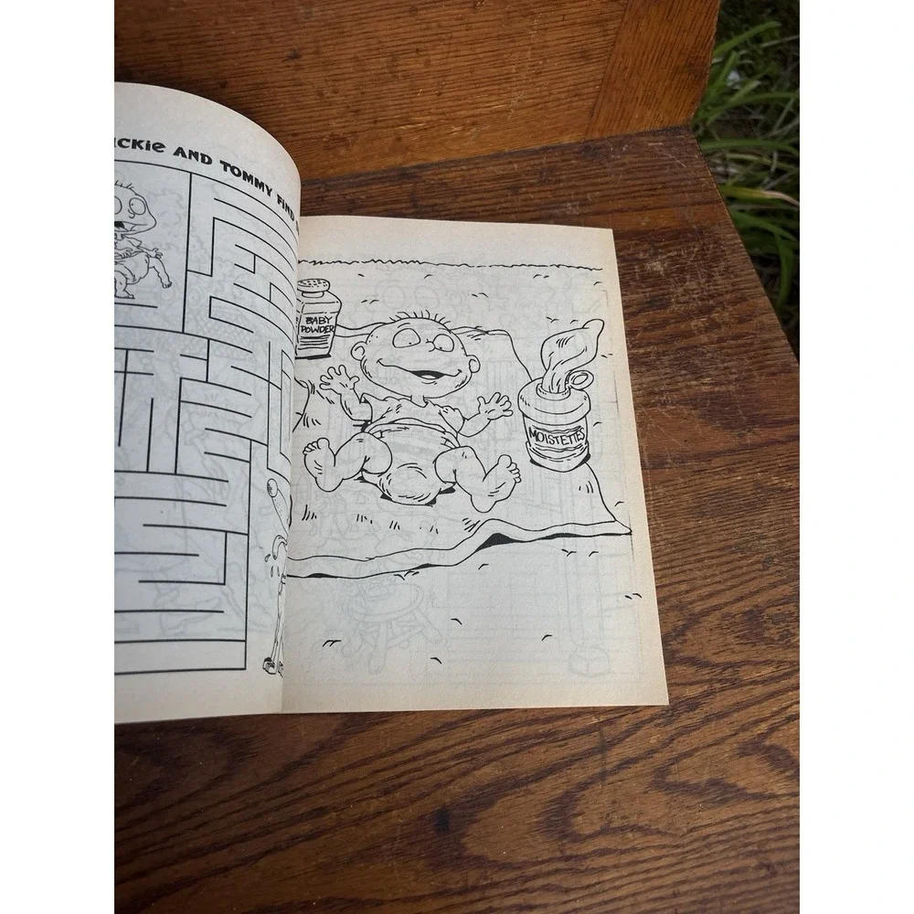 Nickelodeon Rugrats Jumbo Color & Activity Book 1997 Landoll's